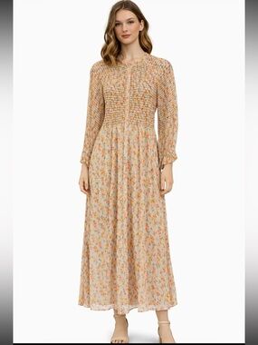 Bytimo L Floral Multicolor Women's Dress